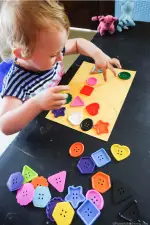 Button Shape Matching for Toddlers