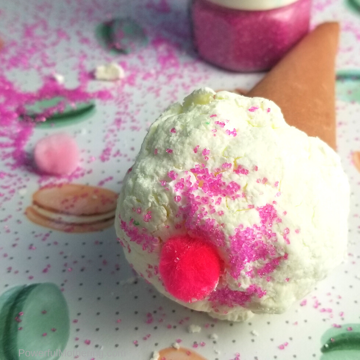 Ice Cream Play Foam Dough is a fun and creative sensory activity for children. They will explore, create and have fun for hours! 