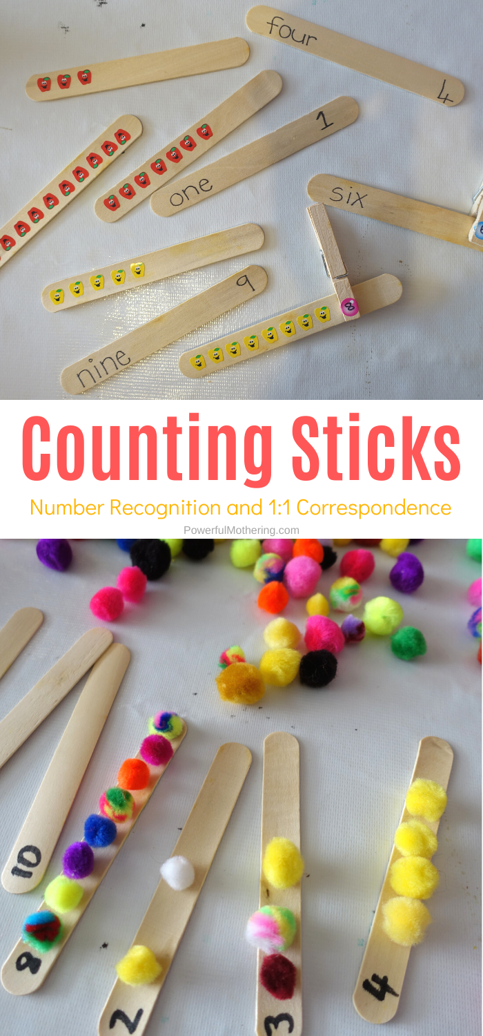 A simple and effective way to help children learn to count, 1:1 correspondence, and other simple math skills. 