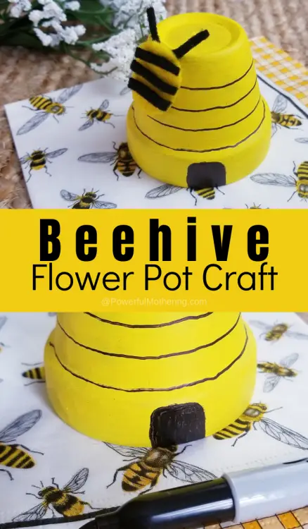 DIY Beehive Flower Pot Craft