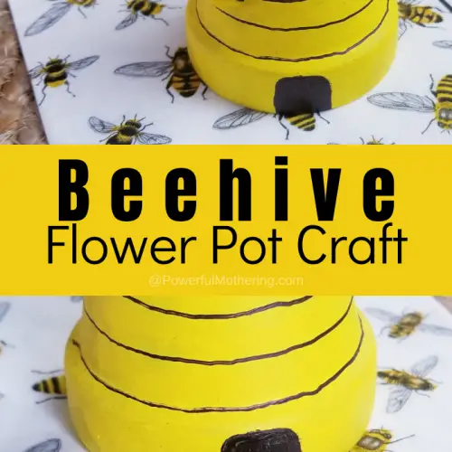 DIY Beehive Flower Pot Craft
