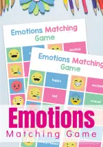 Printable Emotions Matching Game