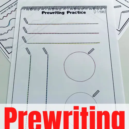 Prewriting Tracing Printables for children of all ages and stages of prewriting skills. #prewriting #freeprintables #finemotorskills