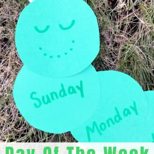 A fun, hands on Caterpillar craft to help kids learn and practice the days of the week in order.