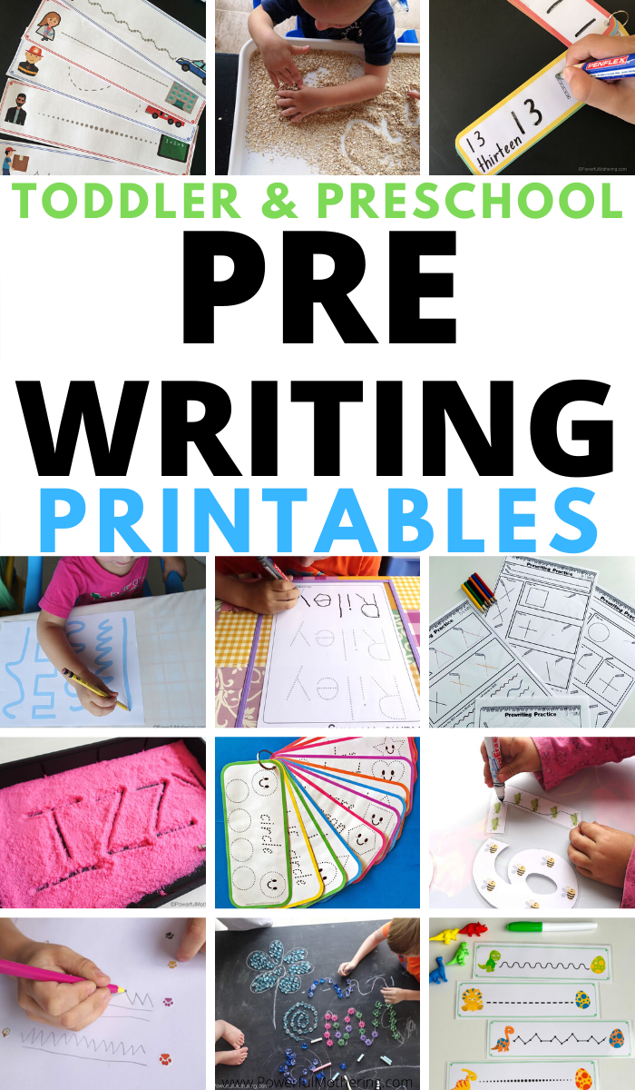 Toddler Preschool Prewriting Worksheet Printables
