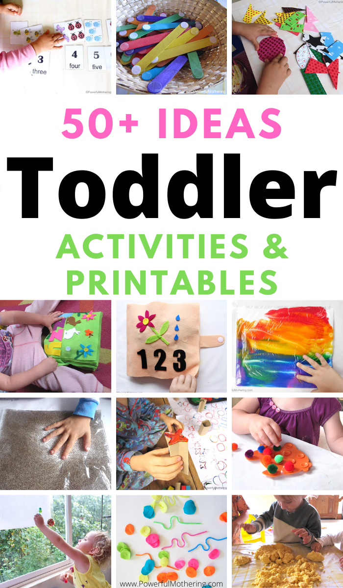 50+ Fun Learning Activities for Toddlers