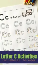 Letter C Tracing Worksheet