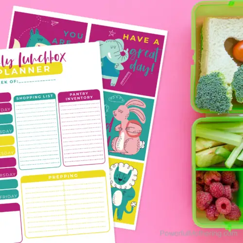 A Free Printable Lunchbox Notes & Weekly Lunch Planner. Give your kids a smile during their school day plus help make your life easier with a printable lunch planner.