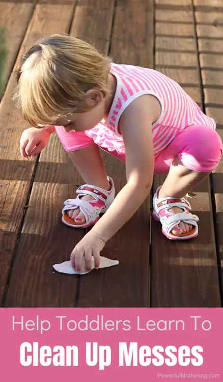 Want to get toddlers cleaning up after themselves? Start early. Toddlers are at a great age to start learning to put away their toys. Here are some ways to help them learn.