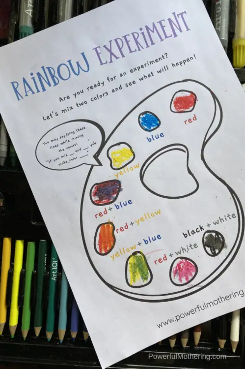 A simple set of fun color printables to help children learn all about the different colors. 