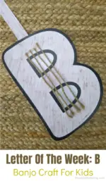 Letter B Craft: Banjo