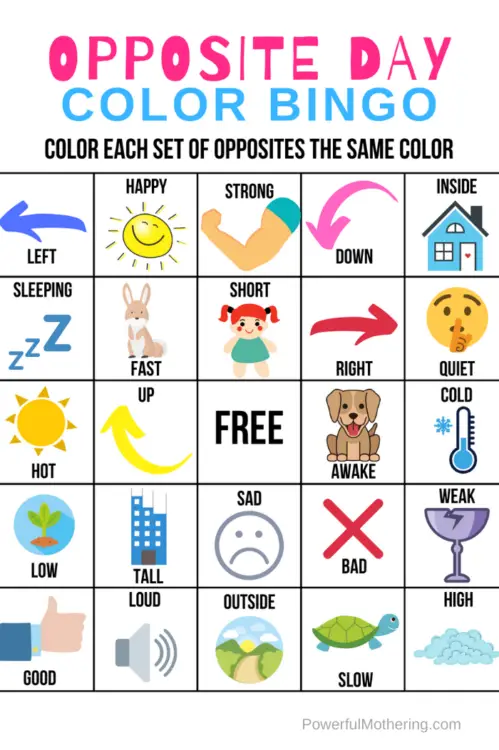 Simple Activities to help children enjoy an Opposite Day event. These ideas are so fun!
