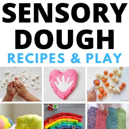 Sensory dough is a perfect way to help children explore senses, practice skills other areas, and of course have fun!