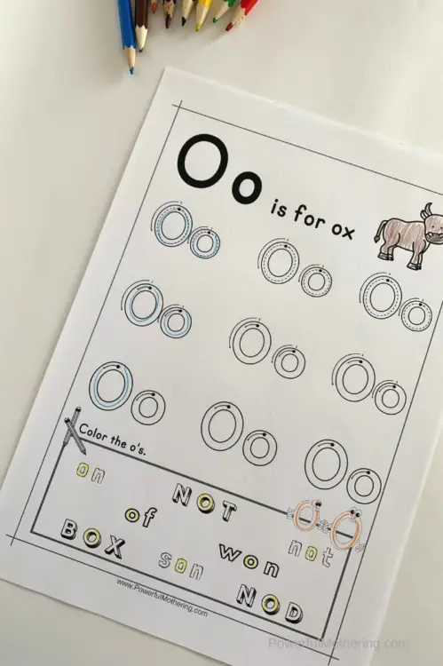 Free Printable Letter O Tracing Worksheets that will help children with the letter O. 