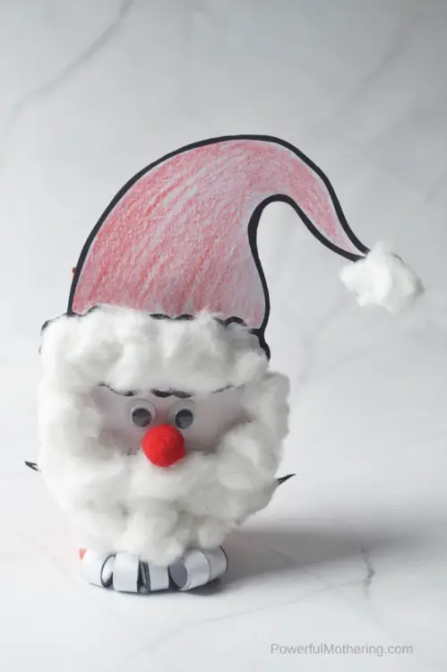 This Santa Clause craft is not only absolutely adorable but super easy. If you're spending the afternoon in, away from the cold, this is the Santa craft you want! 