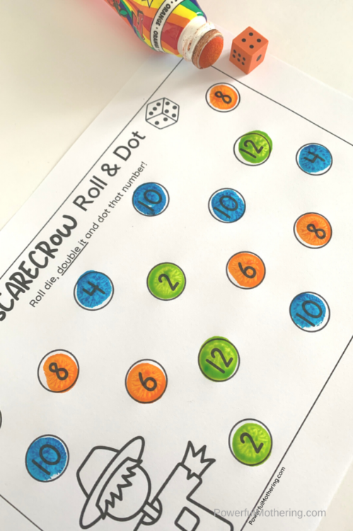 A simple free printable game for kids to learn and practice number recognition and counting. 