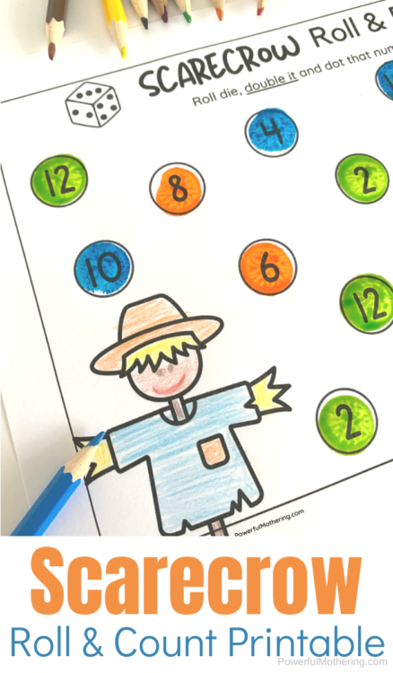 A simple free printable game for kids to learn and practice number recognition and counting. 