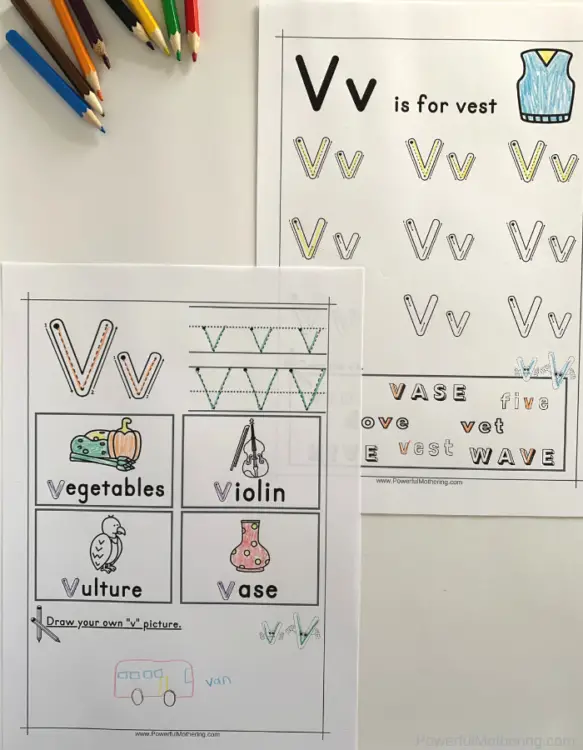 Letter Tracing Worksheets for letter U. These printables are perfect for children who need prewriting activities such as preschool and kindergarteners. 