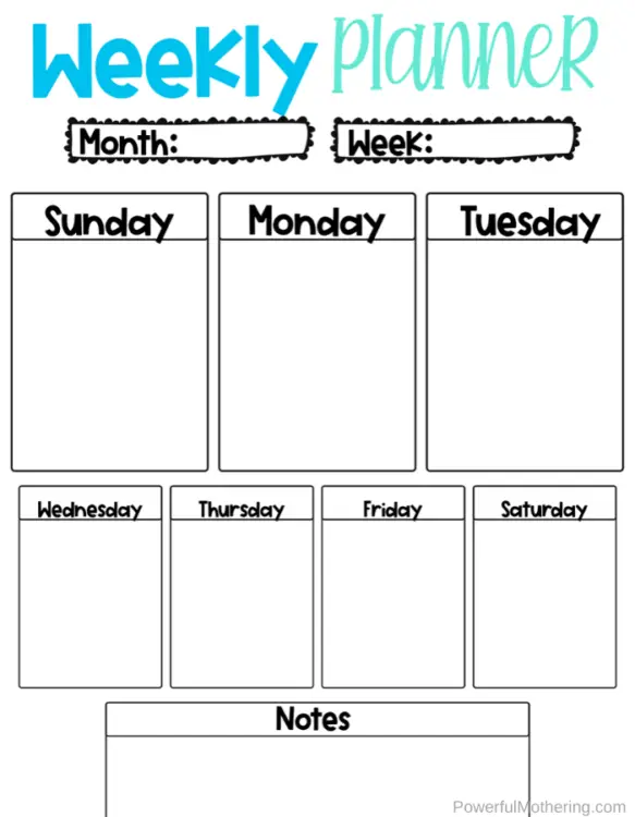 Free Printable Homeschool Planner that every homeschool parent needs. 