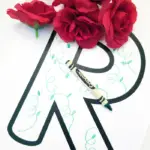 Letter R Craft: Rose