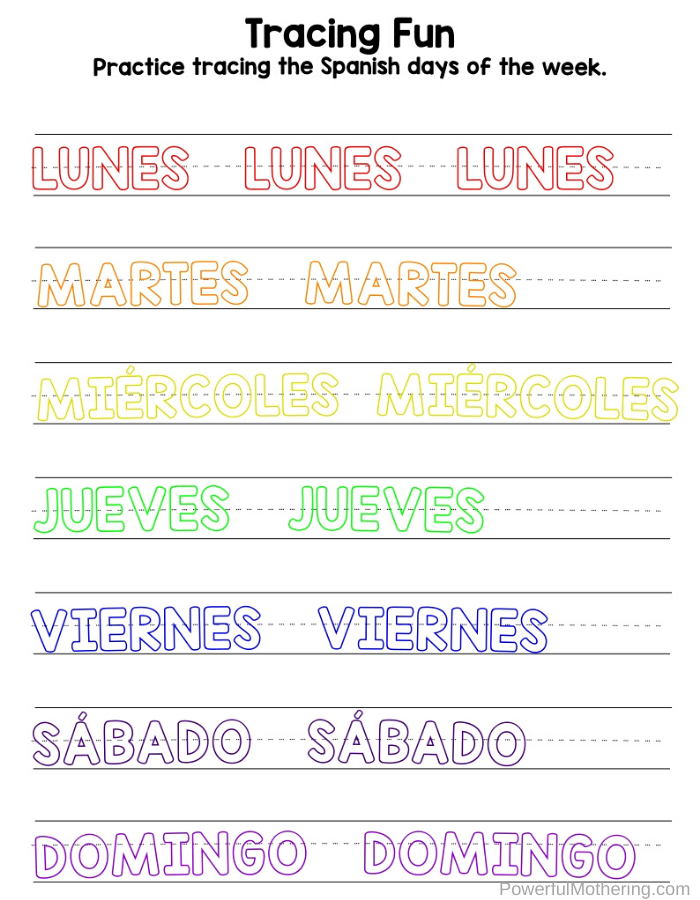 free-printables-spanish-days-of-the-week-activities