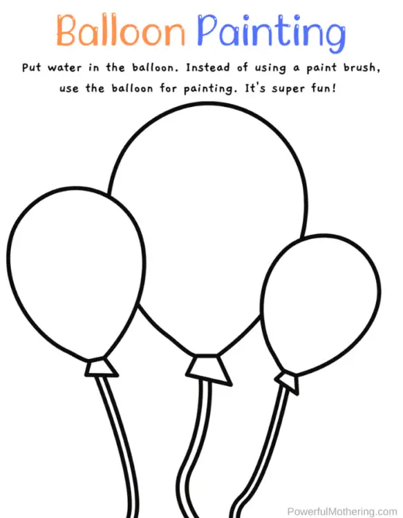 Fun Balloon Learning Activities that preschoolers will love.