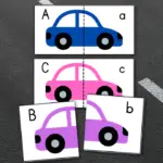 Car Alphabet Matching Cards