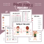Free Printable Parts Of The Body Activity Pack