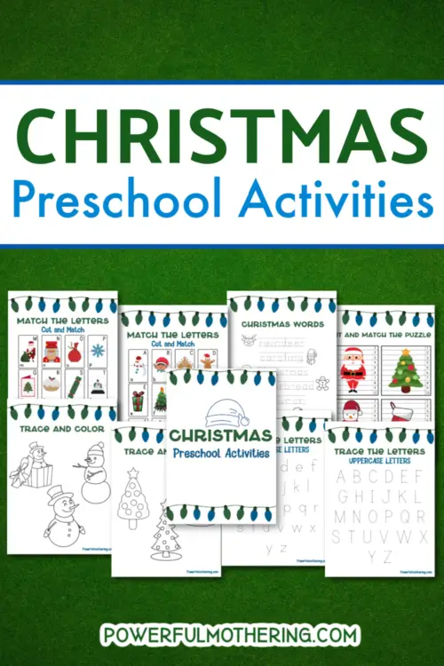 Christmas Preschool Activities powerful mothering