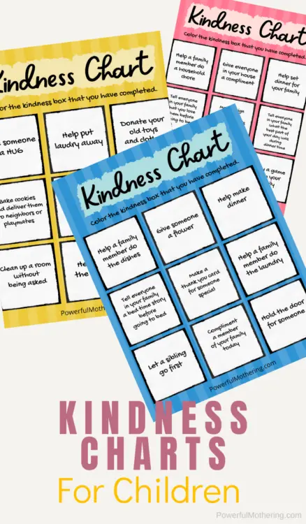 Printable Kindness Charts