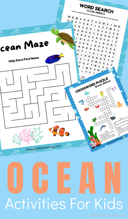 Printable Ocean Games