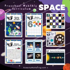 Preschool Monthly Curriculum - SPACE