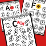 Printable Color The Letter Activities For A-M