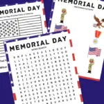 Memorial Day Printable Activities For Kids