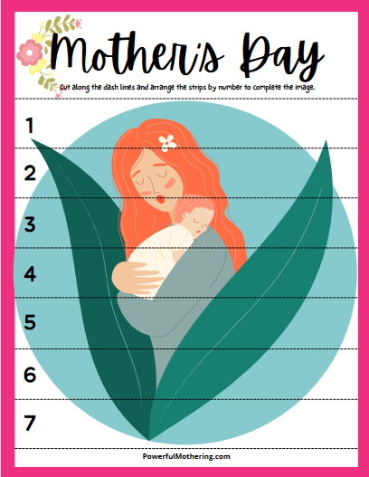 Mother’s Day Printable Activities puzzle