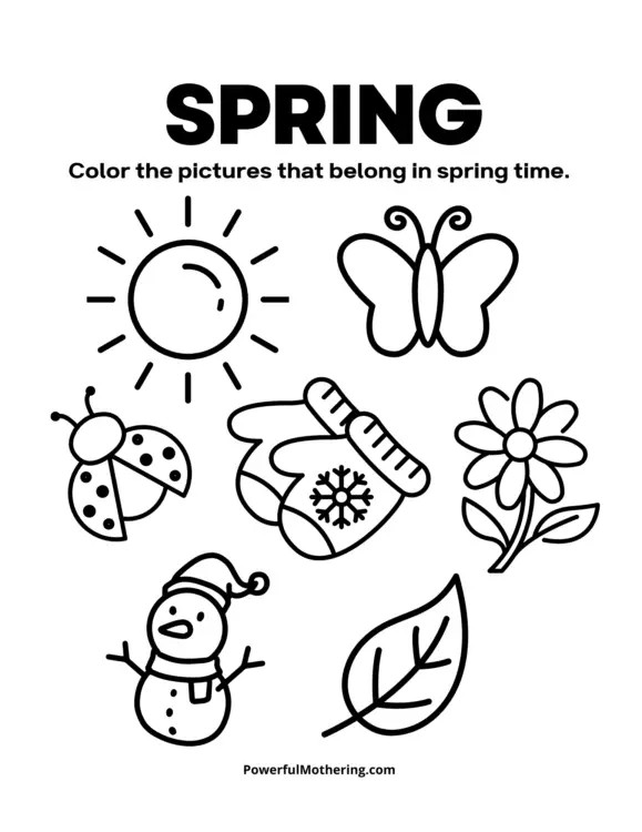 Printable Spring Activity Set