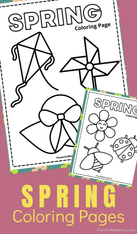 Printable Spring Color Pages