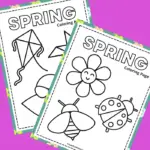 Printable Spring Color Pages For Kids