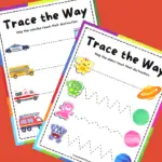 Prewriting Activity: Trace The Way