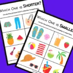 Printable Comparison Activities For Preschoolers
