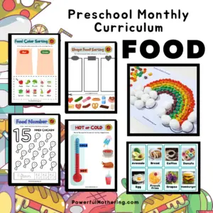 Preschool Monthly Curriculum - FOOD