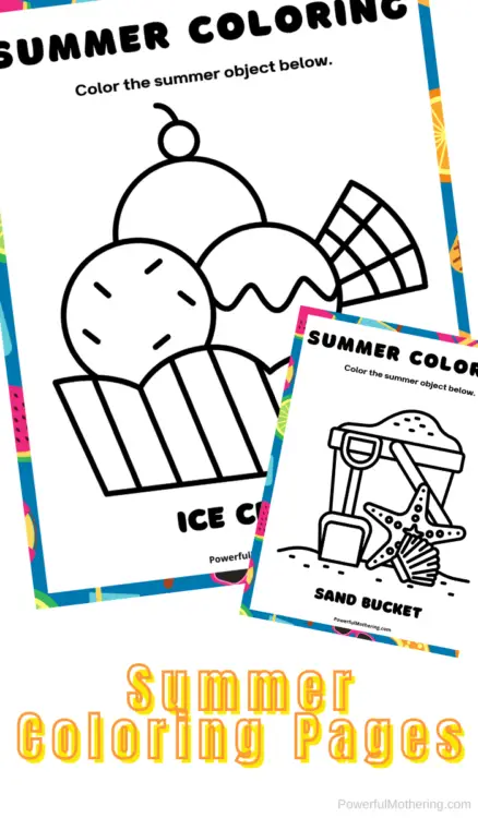 printable summer coloring pages