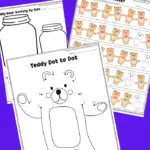 Printable Teddy Bear Math Activities