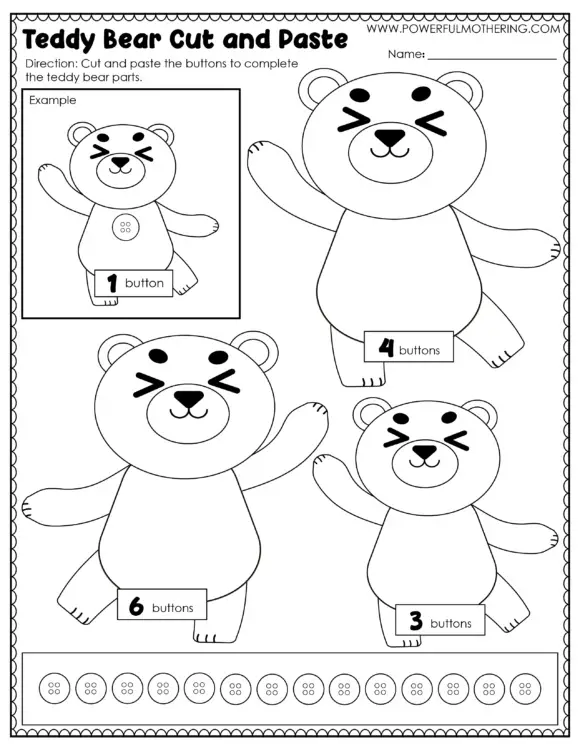 teddy bear activities