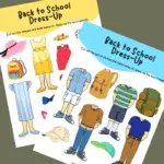 Back To School Paper Doll