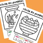 Color By Number For Preschoolers
