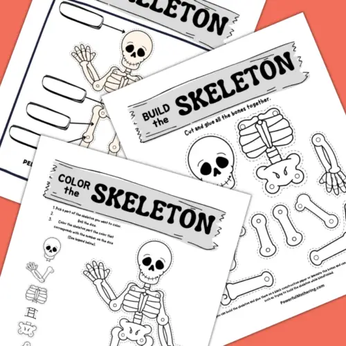 Free Halloween Skeleton Games Printables