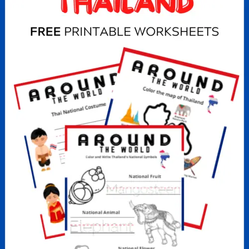 Around The World Thailand Printable Worksheets For Kids