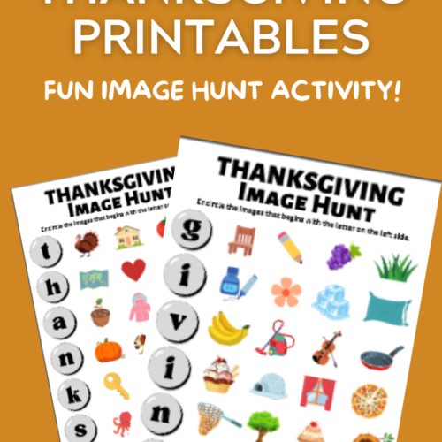 Free Thanksgiving Printables Image Hunt