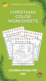 Christmas Color Worksheets
